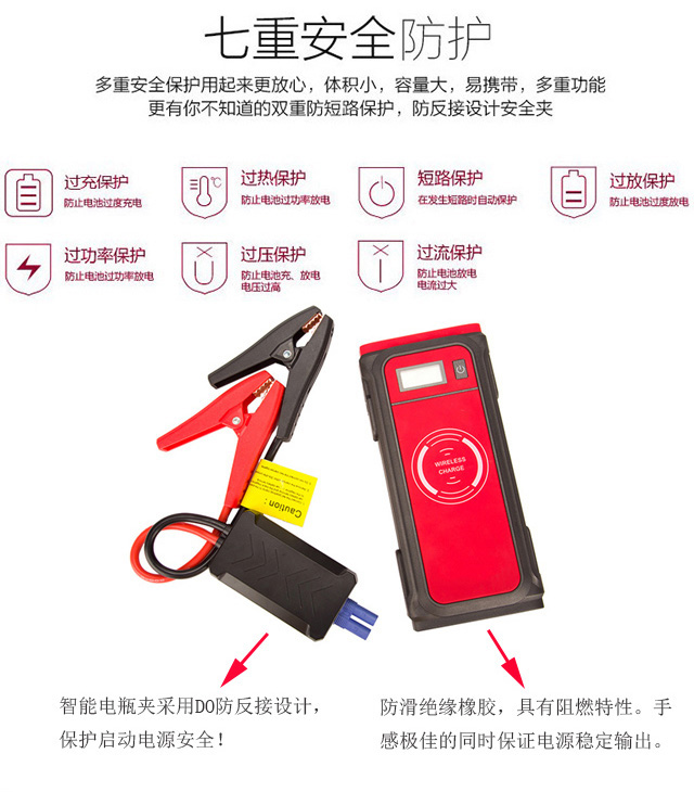 A38汽車應(yīng)急啟動電源保護(hù)功能